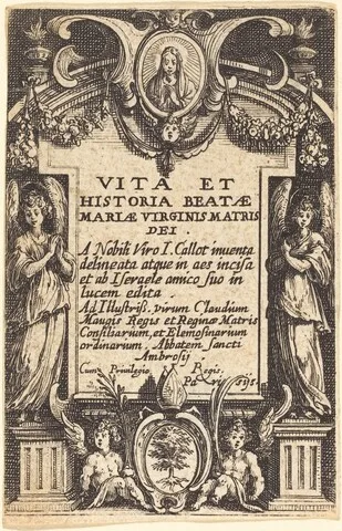 Jacques Callot, Frontispiece for "The Life of the Virgin"