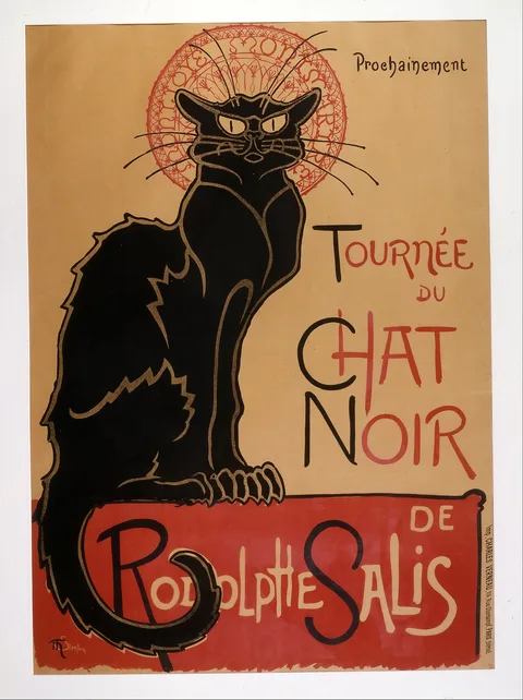 Théophile Steinlen, Tournée du Chat noir