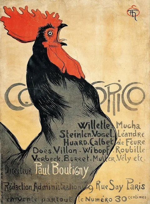Théophile Steinlen, Cocorico