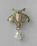 René Lalique, Broche in de vorm van een narrenkop