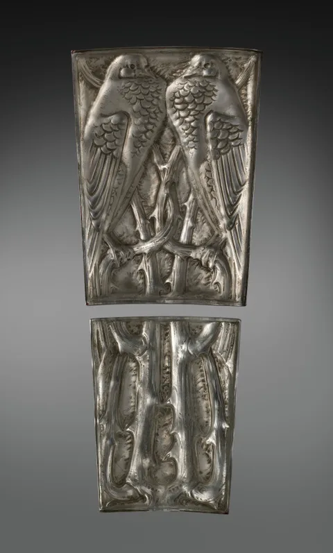René Lalique, Two Pigeons Panels (Panneaux deux pigeons)