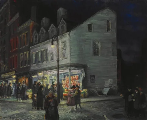 John Sloan, Bleecker Street, Saturday Night
