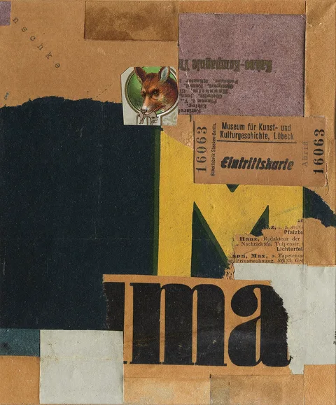 Kurt Schwitters, Entrance Ticket (Mz 456)