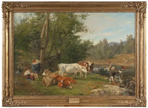 Anders Askevold, Landscape with Cattle