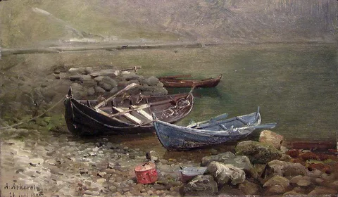 Anders Askevold, Boats at the Seaside