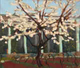 Maggie Laubser, Pink blossoming tree