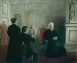 Frederic Marlett Bell-Smith, The Artist Painting Queen Victoria