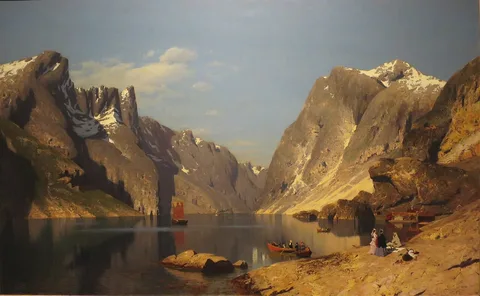 Adelsteen Normann, From the Romsdal Fjord, 1875