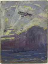 Arthur Lismer, Sketch for Minesweepers and Seaplanes