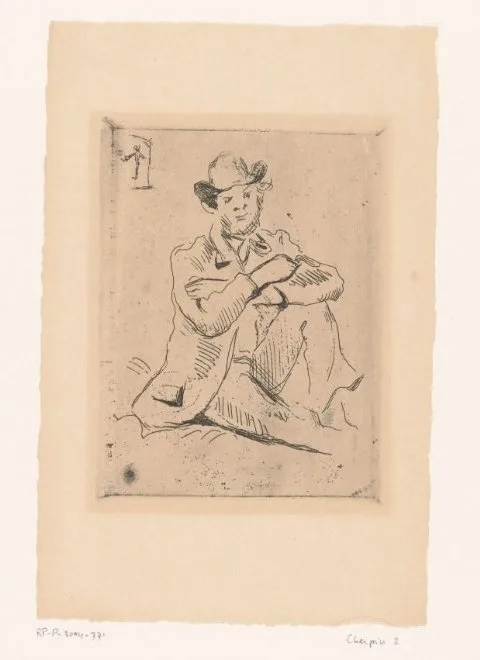Paul Cézanne, Portret van Armand Guillaumin
