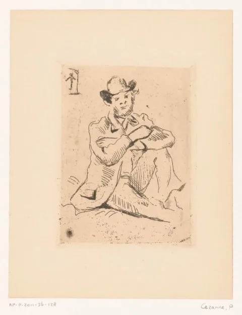 Paul Cézanne, Portret van Armand Guillaumin