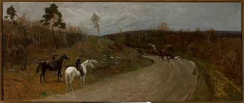 Antoni Piotrowski, A scene from the 1863 Uprising.