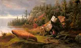 Frederick Arthur Verner, Ojibwa Camp, Northern Shore of Lake Huron