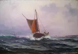 Lauritz Haaland, Fisher men at Kvitsøy