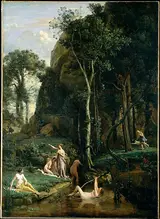 Jean-Baptiste Camille Corot, Diana and Actaeon (Diana Surprised in Her Bath)