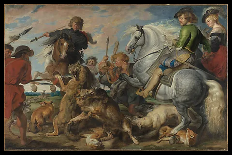 Peter Paul Rubens, Wolf and Fox Hunt