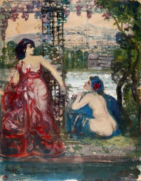 Charles Conder, The Trellis