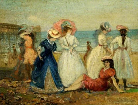 Charles Conder, On the Seashore