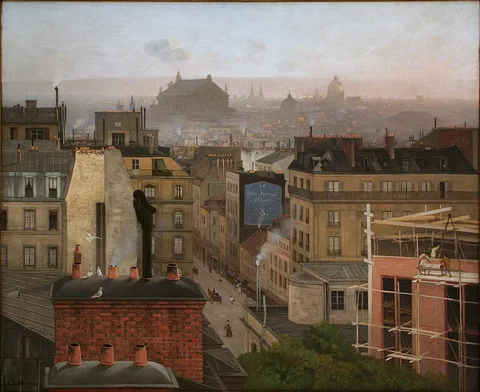 Antonín Chittussi, View of Paris from Montmartre