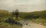 Antonín Chittussi, From the Valley of the River Doubravka (Doubravka Scenery in Twilight)