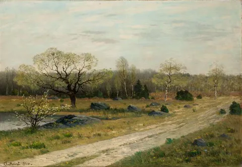 Antonín Chittussi, Spring at Fontainebleau