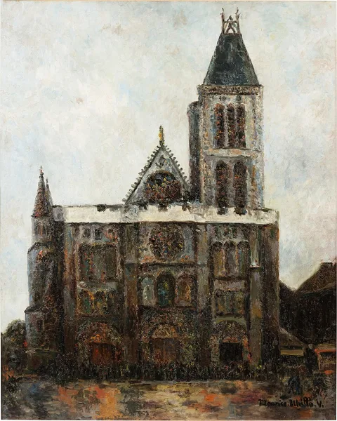 Maurice Utrillo, La Basilique de Saint-Denis