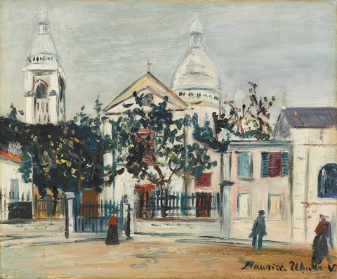 Maurice Utrillo, Sacré-Cœur et Saint-Pierre de Montmartre