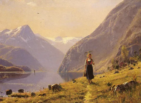 Hans Dahl, By The Fjord