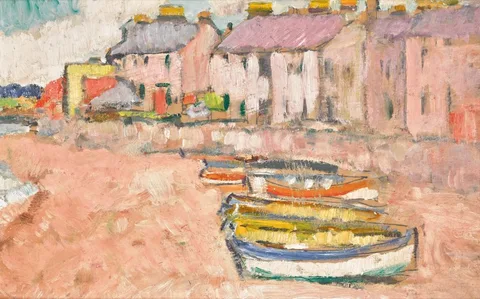 George Leslie Hunter, Fishing Boats, Largo