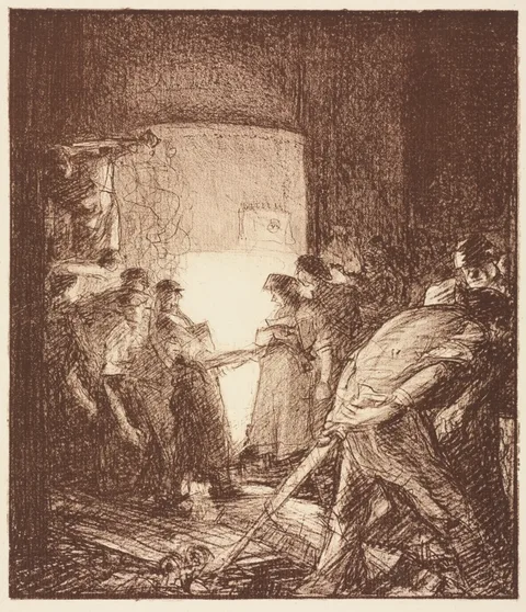 Frank Brangwyn, Blast Furnace