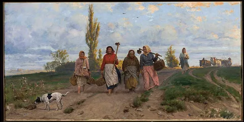 Antoni Kozakiewicz, Women returning from the fields