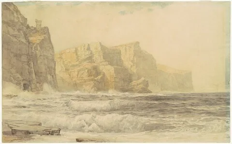 William Trost Richards, Baldart Castle, Kilkee, County Clare, Ireland