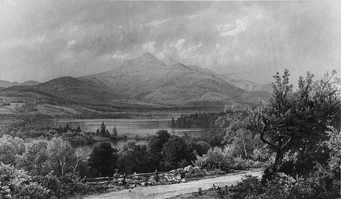 William Trost Richards, Mount Chocorua and Lake