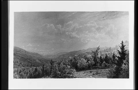 William Trost Richards, From the Flume House, Franconia, New Hampshire