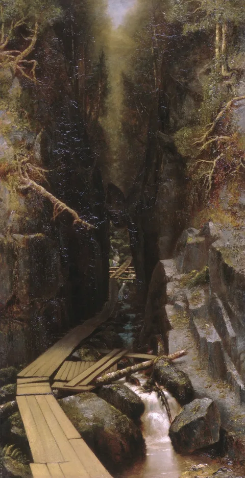 Ralph Albert Blakelock, The Boulder and the Flume
