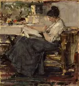 Nicolai Fechin, Portrait of N. V. Sapozhnikova