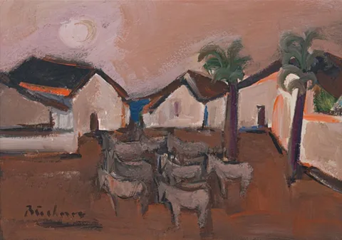 Carl Buchner, Donkeys and houses.