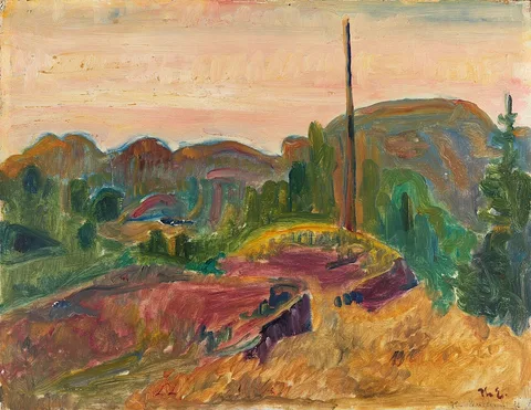 Thorvald Erichsen, Evening Landscape