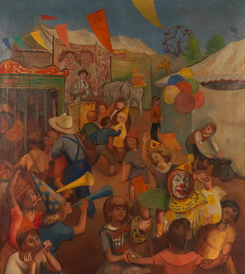 Moses Soyer, Children at Play and Sport II