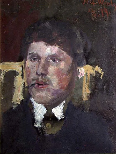 Gustav Wentzel, Portrait of the Painter Thorvald Torgersen