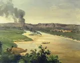 Christian Friedrich Gille, Elbe landscape