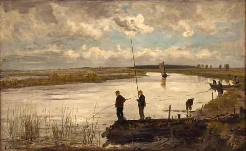 Paul Baum, Angler on the Warnow