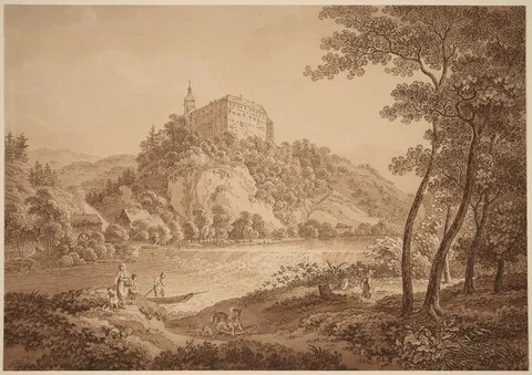 Adrian Zingg, View of Castle Sachsenburg