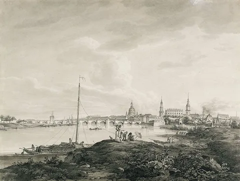 Adrian Zingg, View of Dresden