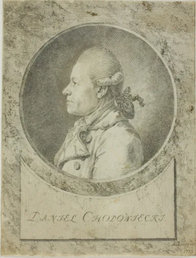 Adrian Zingg, Profile of Daniel Chodowiecki