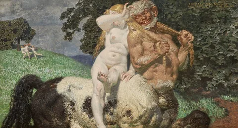 Alexander Rothaug, Centaur Abducting a Nymph