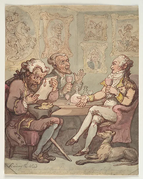 Thomas Rowlandson, Raising the Wind