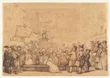 Thomas Rowlandson, Christie's Auction Room, Pall Mall