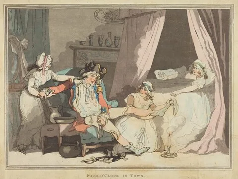 Thomas Rowlandson, Four o'Clock in Town
