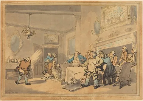 Thomas Rowlandson, The Disappointed Epicures